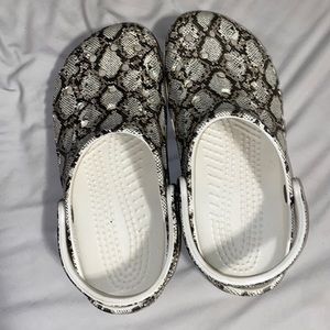 crocs worn once! super cute but i am downsizing clothes